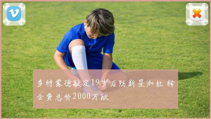 多特蒙德敲定19岁后防新星加杜 转会费总价2000万欧
